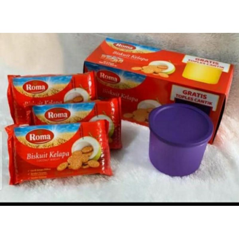 Biskuit Roma 1 paket + free toples
