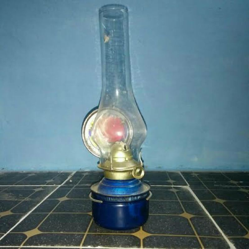 Lampu teplok minyak tanah/lampu ublik bagong/lampu minyak/sentir/teplok/lampu jadul/teplok bagong