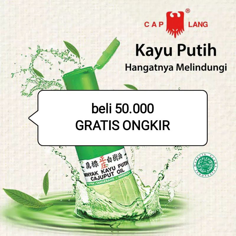 Minyak Kayu Putih Cap Lang Caplang 210ml 120ml 60ml 30ml