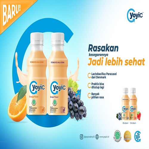 

Yoyic 130ML FMD Original, Blueberry, dan Orange 1X12 FG