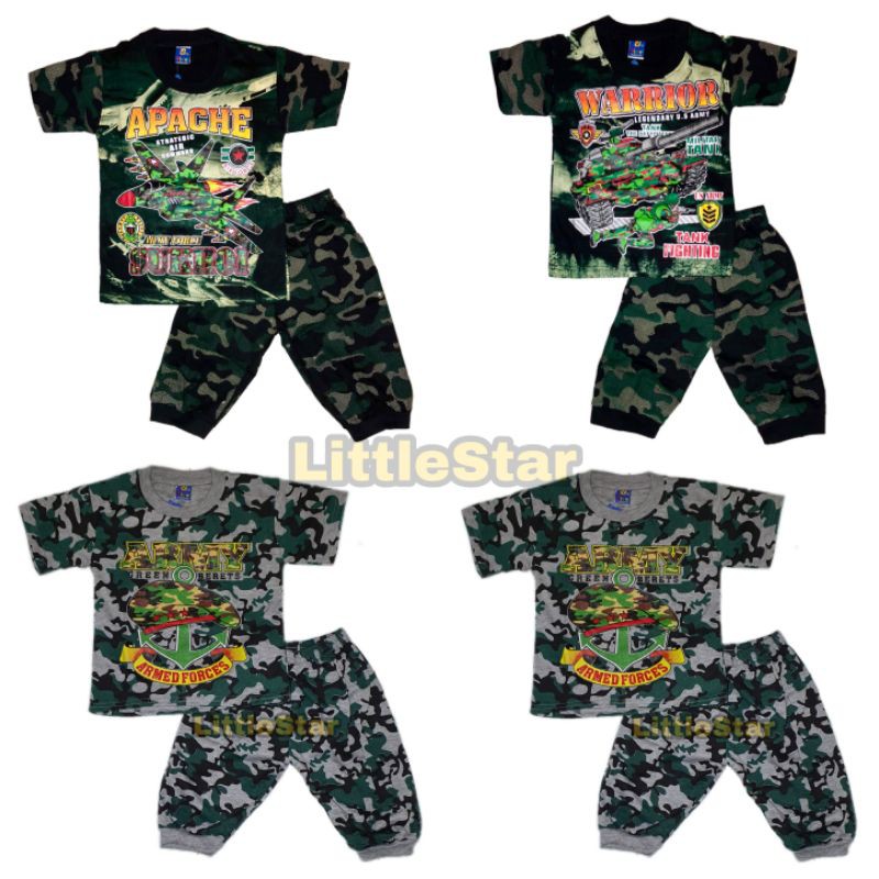 GROSIR SETELAN BAJU ANAK LAKI LAKI UMUR 2-7 TAHUN CELANA JOGER LORENG