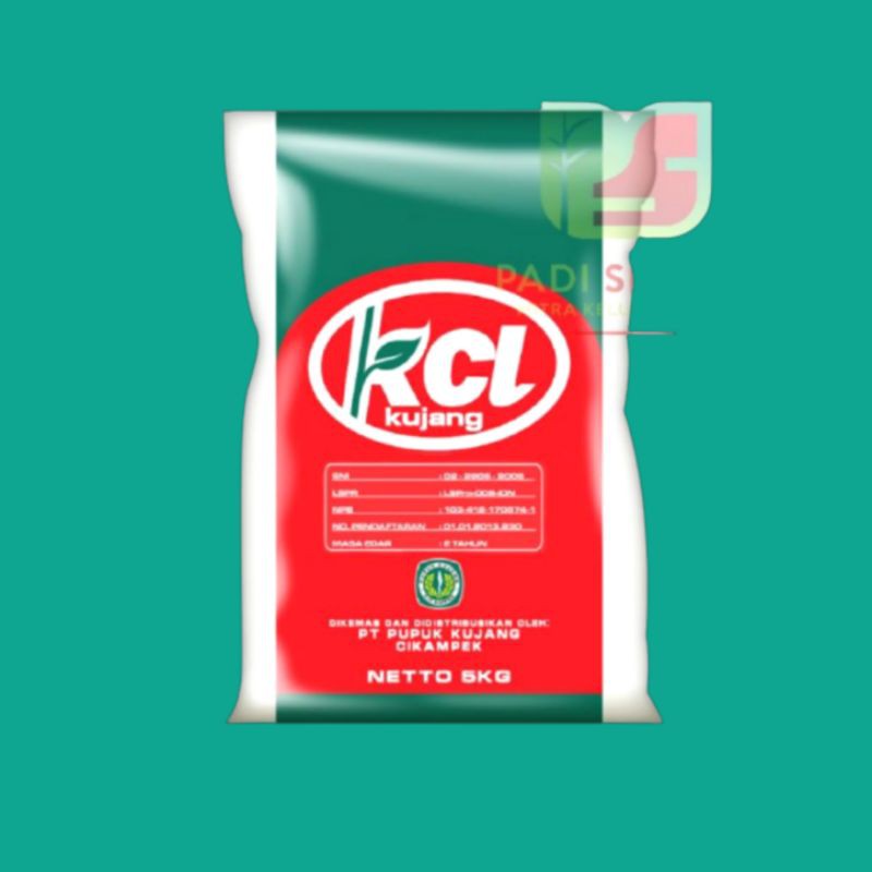 Pupuk KCL KUJANG 5KG kemasan pabrik