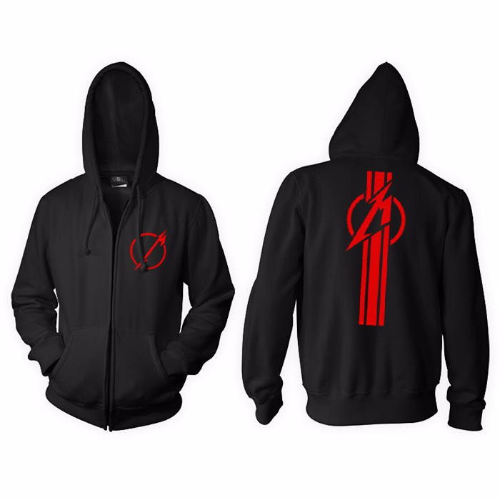Jaket Hoodie Sweater Metalica Hitam sweater murah