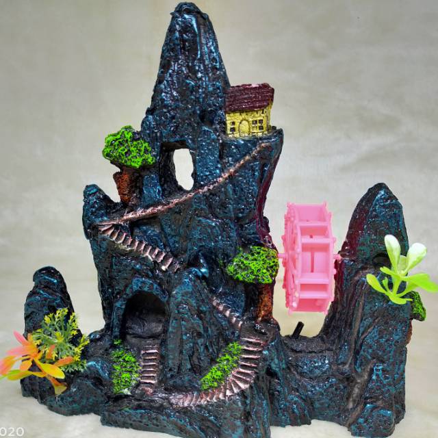  Hiasan  Aquarium  Tebing kincir besar  Shopee Indonesia