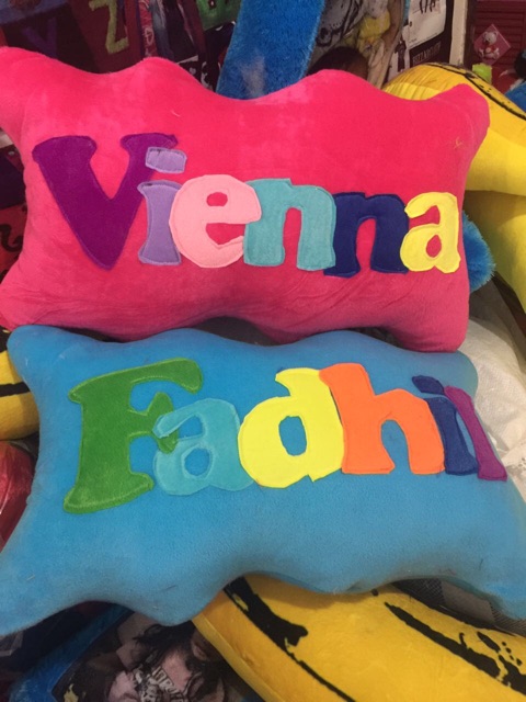 Bizzarpillow Bantal Nama Custom 40x60 BZ273