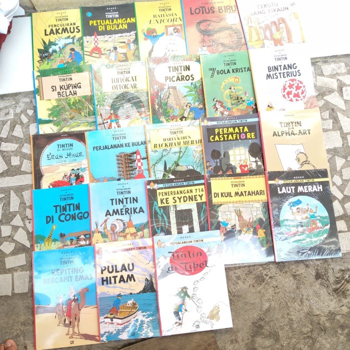 

DISKON BUKU SERI PETUALANGAN TINTIN BEBAS JUDUL BY HERGE BR091