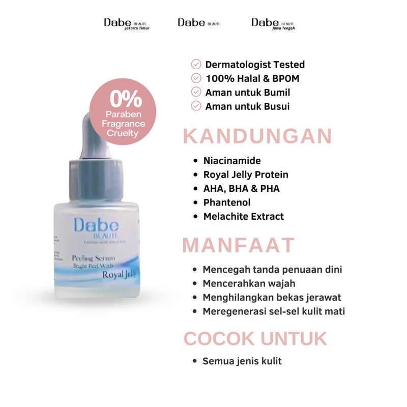 Serum Peeling Dabe Beaute