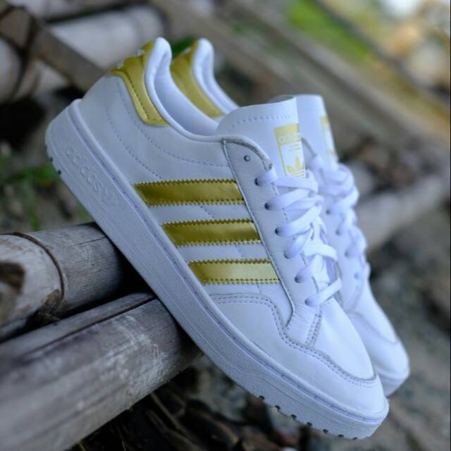 Adidas teamvision white list gold