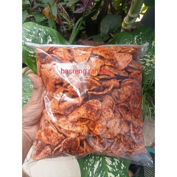 

basreng keripik exstra pedas renyah gurih aroma daun jeruk isi 1kg