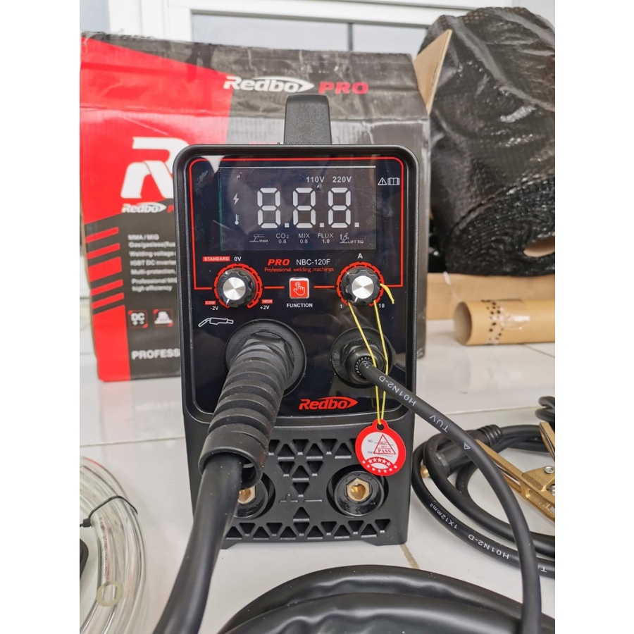 MESIN LAS pro nbc120f CO GASLESS PRO NBC 120 F REDBO MIG MMA TIG