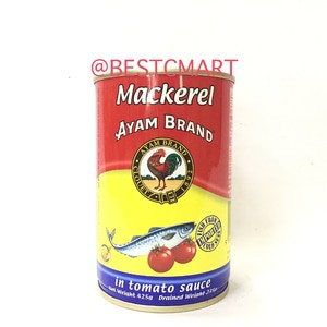 

AYAM BRAND MACKEREL IN TOMATO SAUCE 425 GR