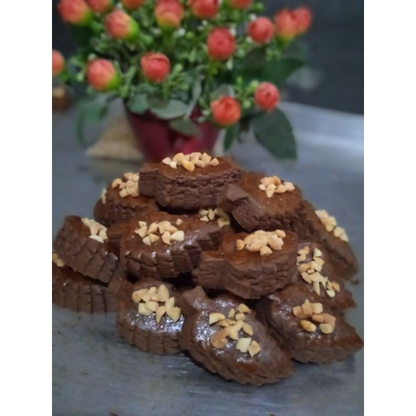 

kue kering coklat