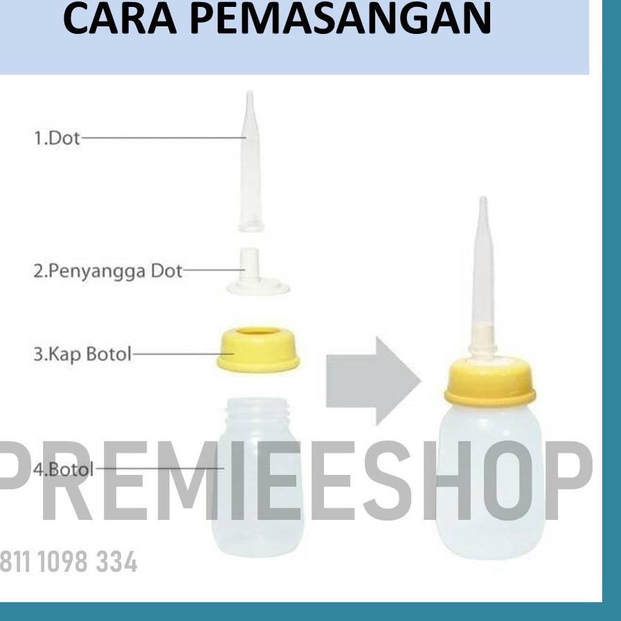 [SKU : PVF0T] BOTOL DAN DOT KHUSUS UNTUK BAYI BIBIR SUMBING SETELAH OPERASI