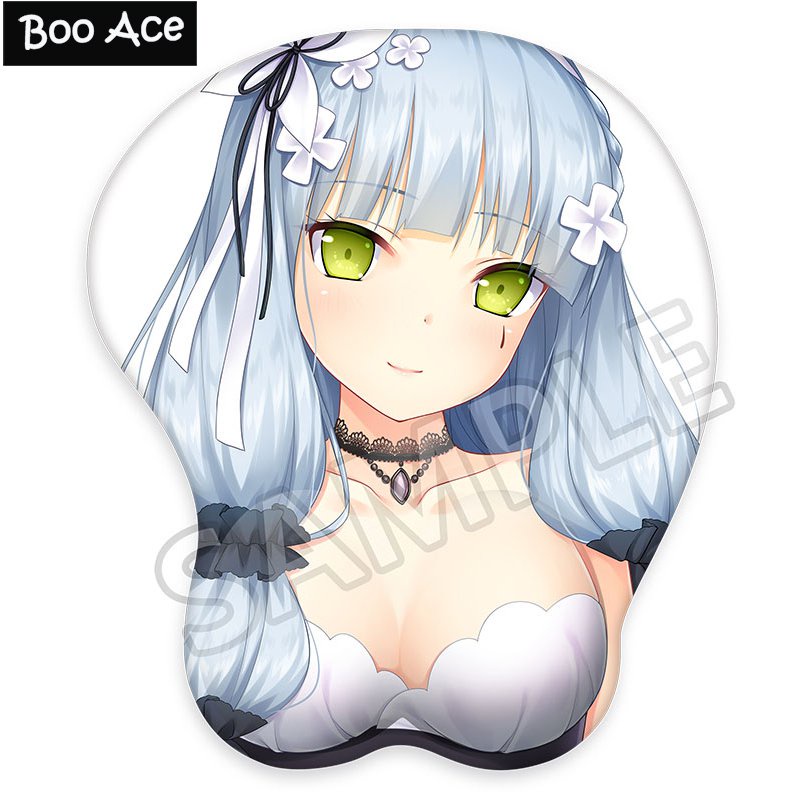 Girls' Frontline HK416 Anime 3D Mouse Pad with gel Wrist Support