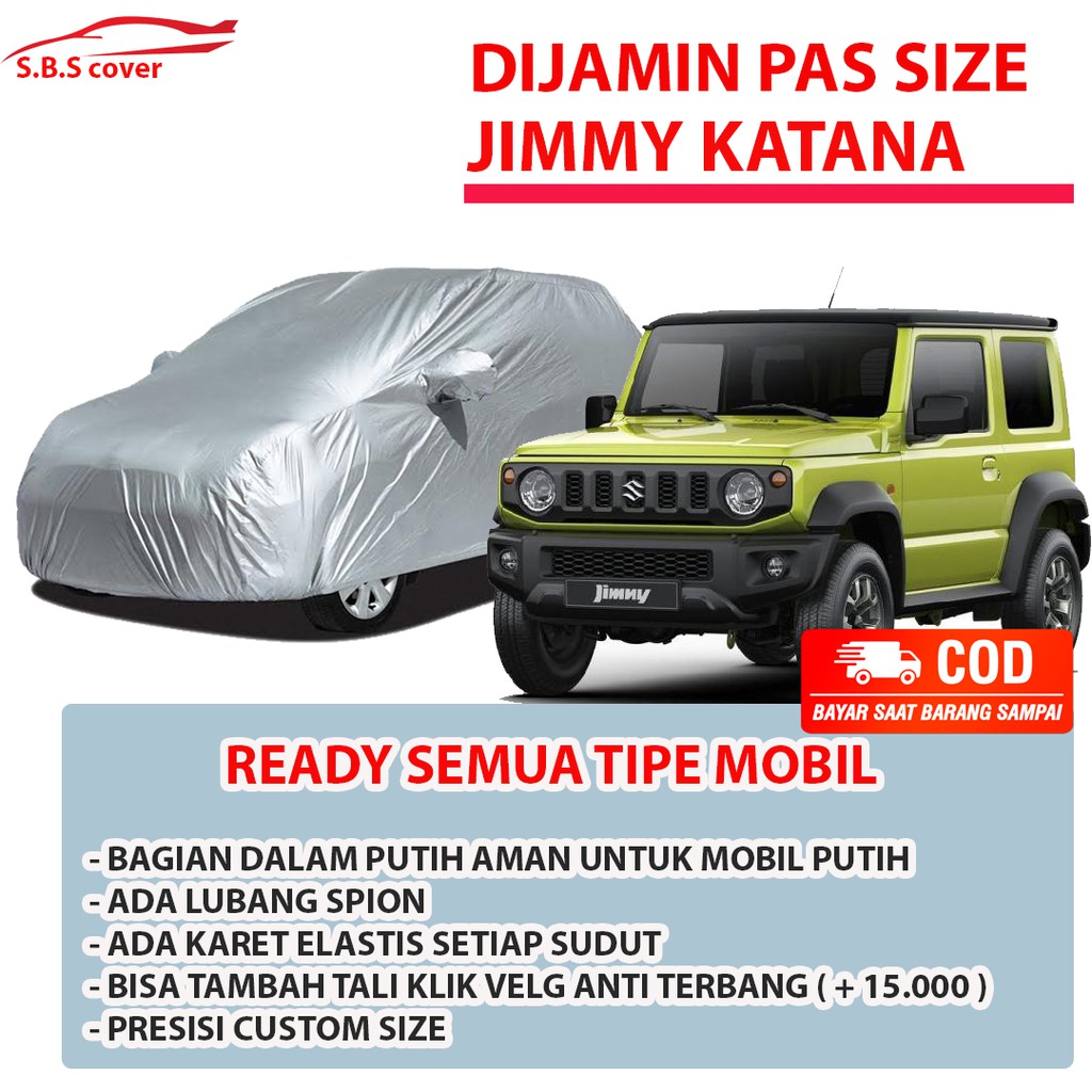 Body Cover Mobil katana Sarung Mobil katana/jimny katana/estilo/karimun estilo/wagon r/karimun wagon r/sirion/datsun go/datsun go 2 baris/brio/ignis