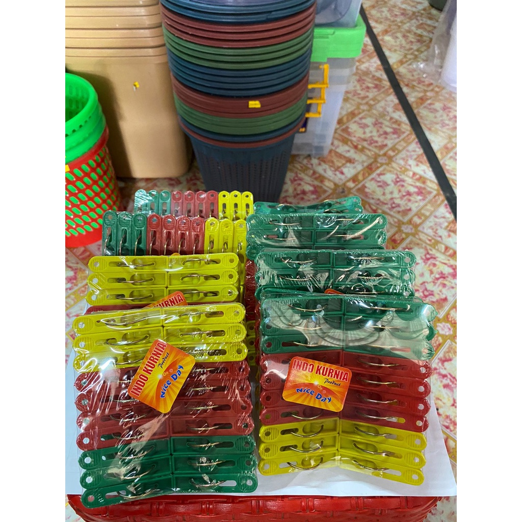 penjepit baju/ jepit jemuran / jepitan baju / jepitan baju warna warni