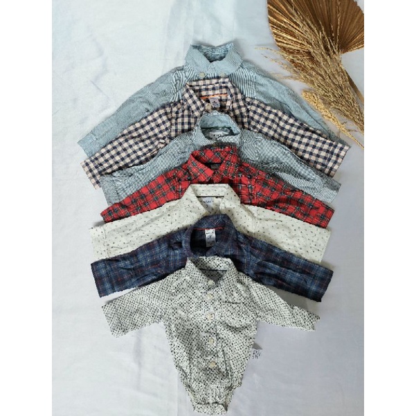 KEMEJA CARTER BODYSUIT BOYS LENGAN PANJANG/BAJU ANAK/PAKAIAN ANAK LAKI