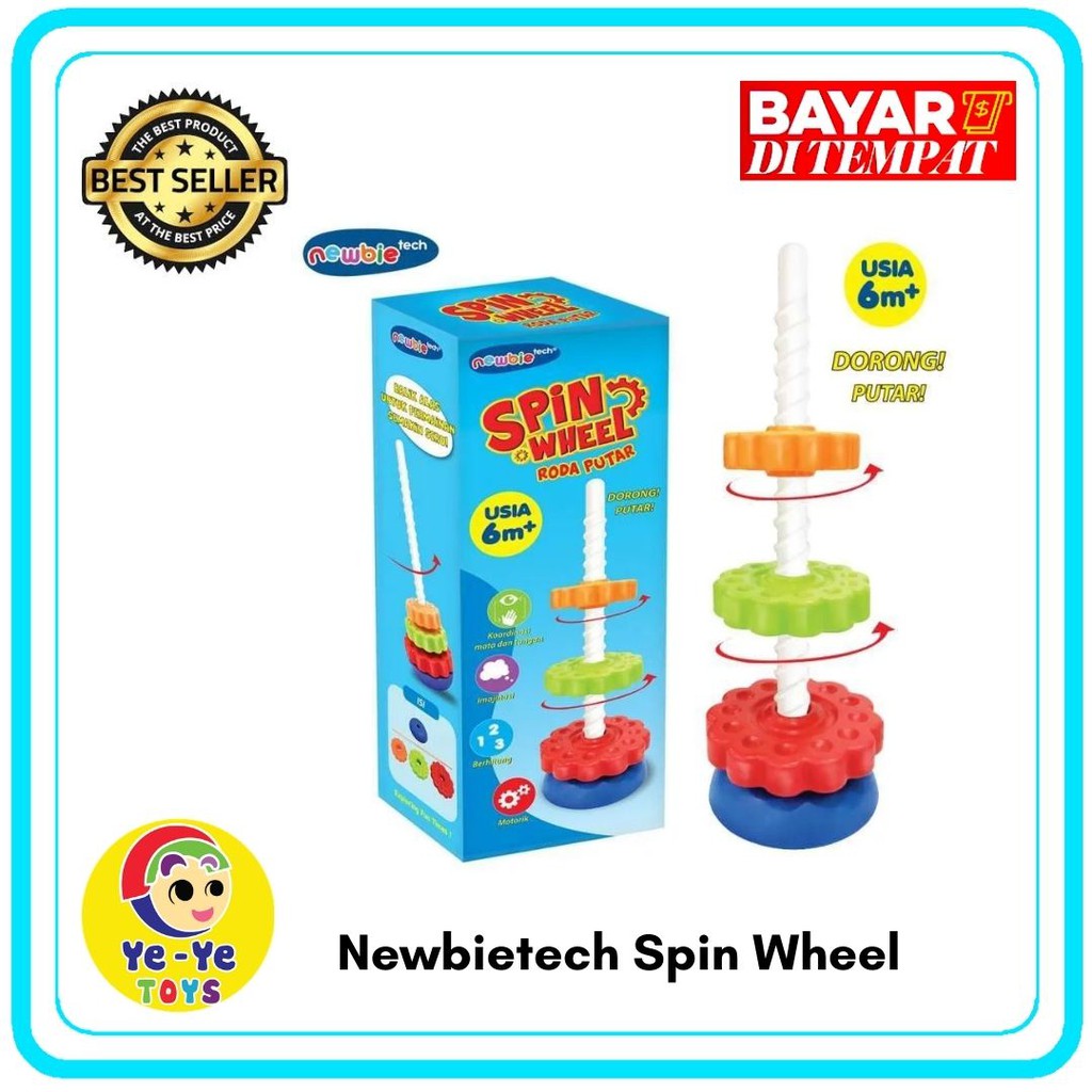 Newbietech Spin Wheel [NEW] - Mainan Ring - Mainan Edukasi Anak