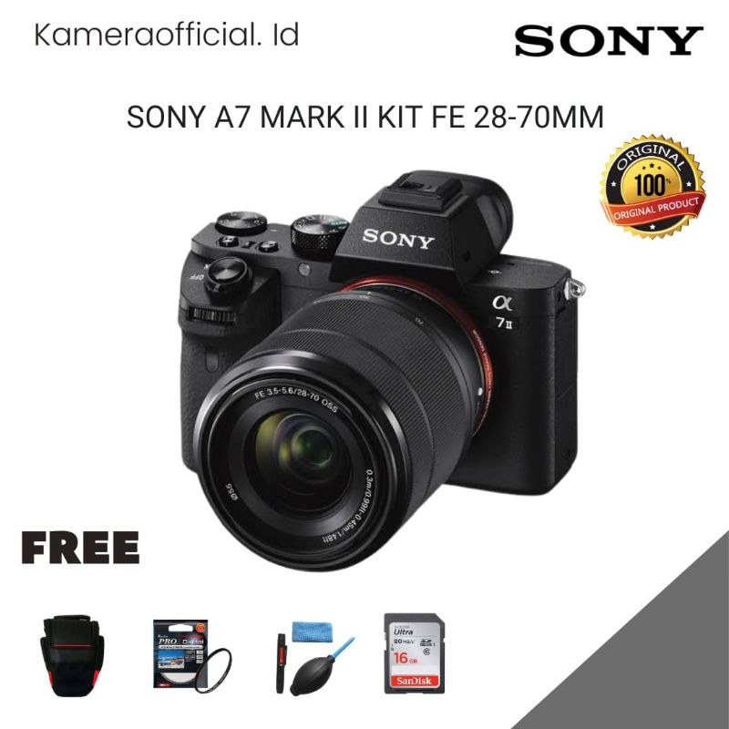 Sony A7 Mark II Kit FE 28-70mm Sony A7 ii Garansi baru dan Original