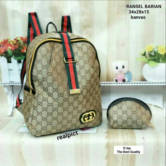 Tas Ransel Fashion Wanita Fashion Korea Gucci DJ Barian