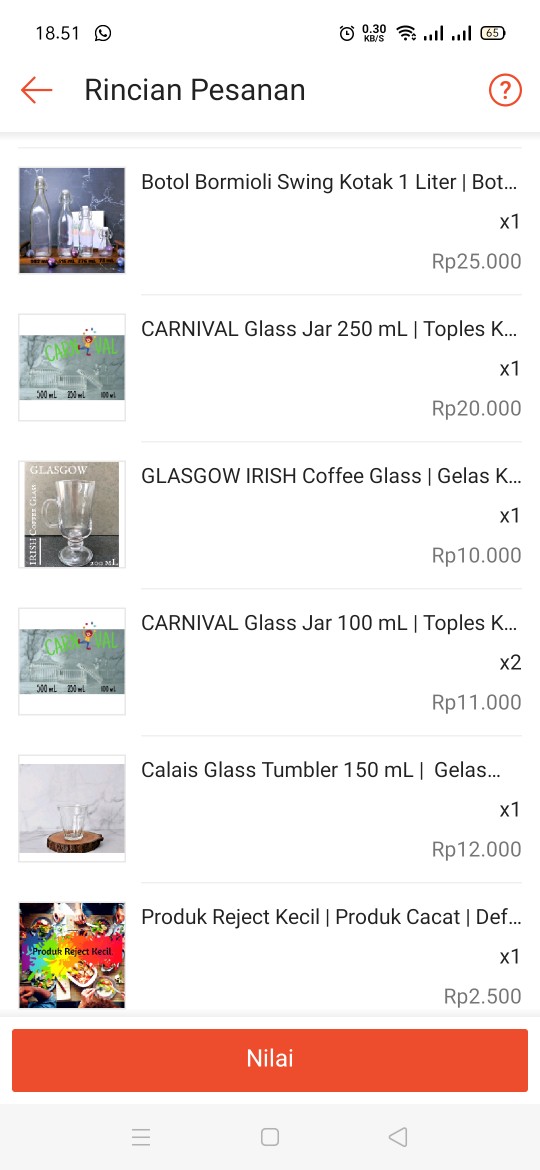 Calais Glass Tumbler 150 Ml |  Gelas Minum Kaca Cafe | Cangkir Kopi