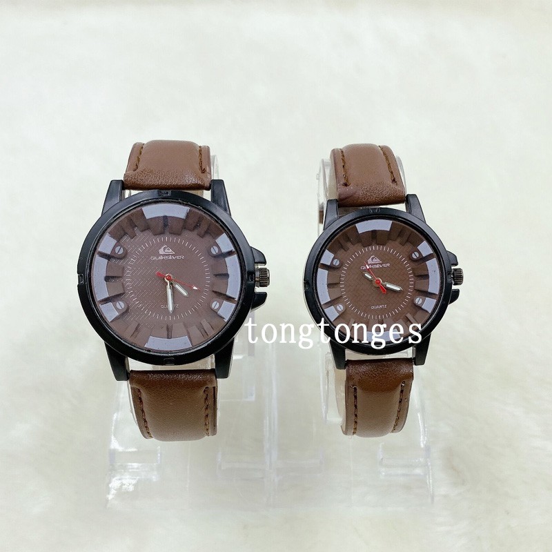 ✅[COD] JAM TANGAN COUPLE KULIT MURAH FASHION PRIA WANITA WATCH