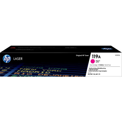 Toner HP 119A Magenta Original Laser Cartridge (W2093A)