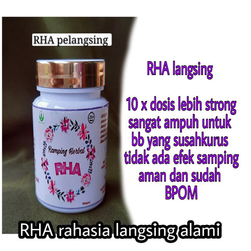 pelangsing RHA (10x kali dosis lebih strong