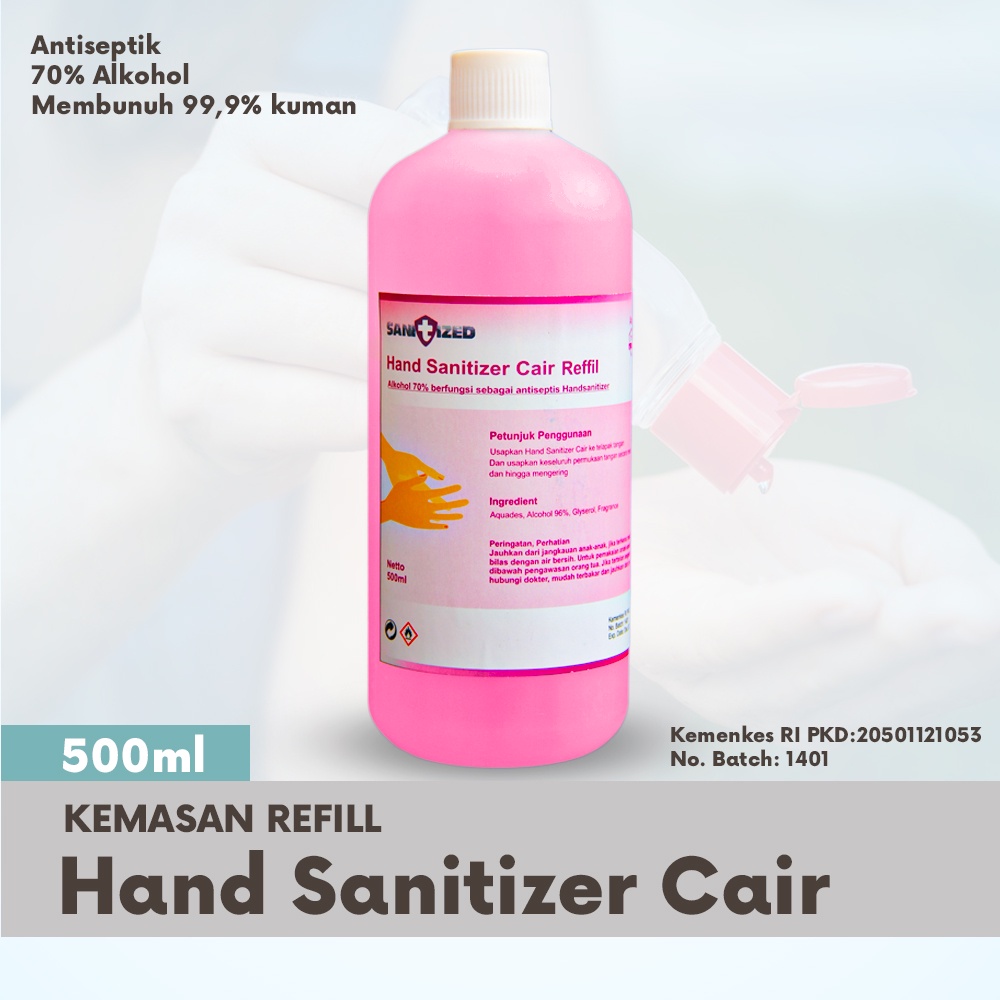 HANDSANITIZER CAIR 500ML REFILL HANSANITIZER  HAND SANITIZER HANDSANITAIZER HANDSANITAZER SANITIZER