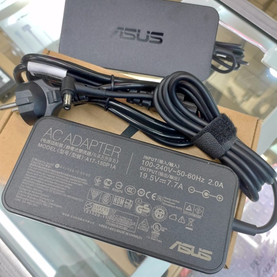 Adaptor Charger Asus Rog Strix GL503V 19.5V-7.7A 150W GL503GE GL703G GL503VM FX504GM G53S G53SX G53J