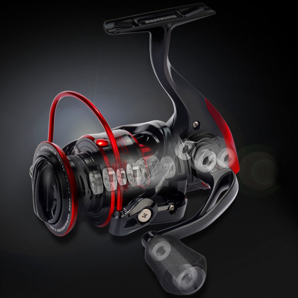 Reel Pancing Terbaik KastKing Sharky III Reel Pancing Spinning 10+1 Ball Bearing 18KG 3000 Series - Black