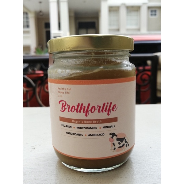 

Brothforlife organic beef bonebroth jar 200 ml