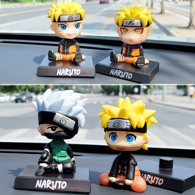 Pajangan Dashboard Mobil Figure Naruto Kakashi Anime Bobble head Kepala Goyang