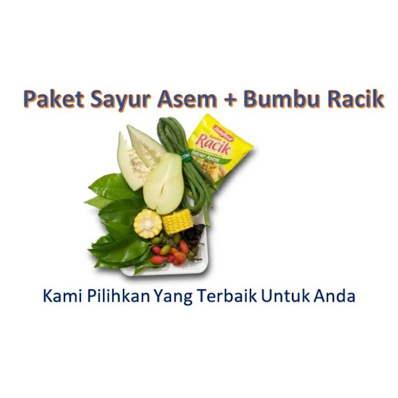 

Paket Sayur Asem Dengan Bumbu Racik