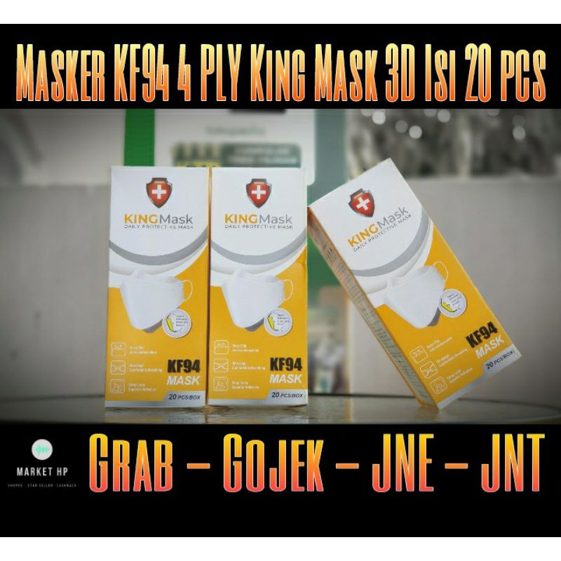 MASKER KF94 4 PLY KING MASK 3D MDL EVO