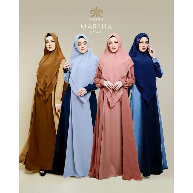 Marsya set syari by Mayra Original