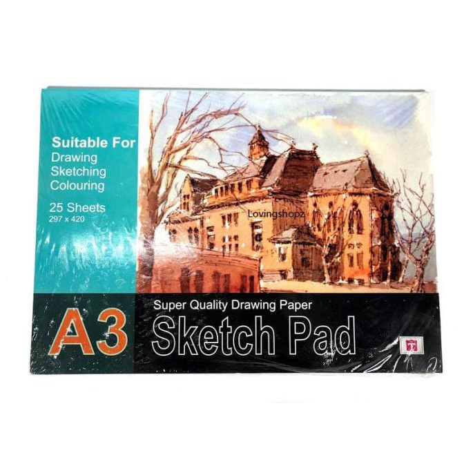 

Nikmati Buku Sketsa Gambar Ukuran A3, Sketch Book Ukuran A3, Buku Sketsa A3 Trendi