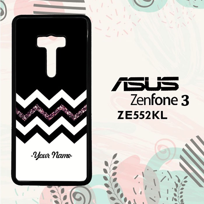 Casing Asus Zenfone 3 ZE552KL Custom Hardcase HP Chevron Name L0121