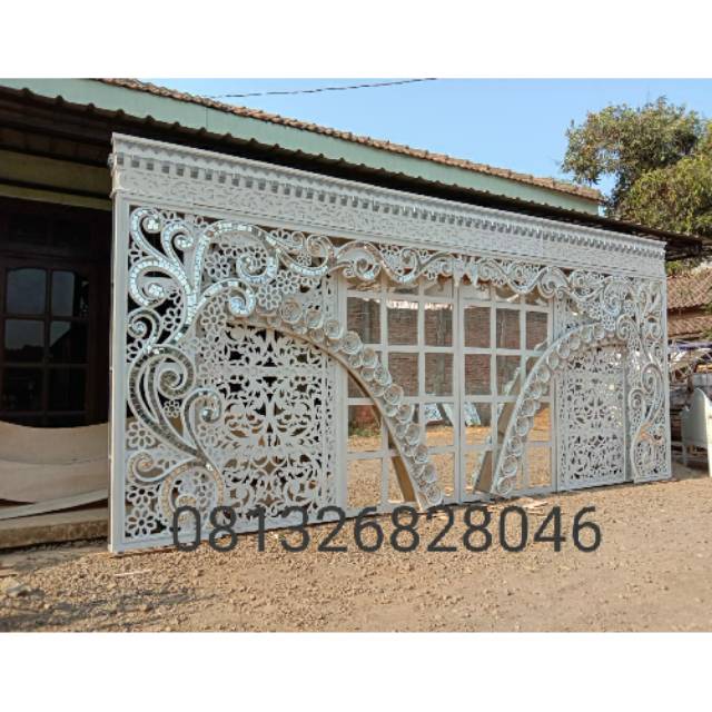 Dekorasi Pelaminan Karet 6 meter