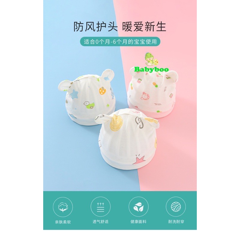 Topi Set Sarung Tangan dan Kaki New Born