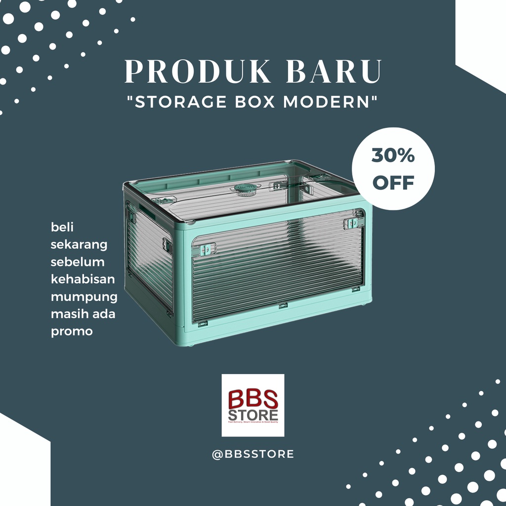 Jual STORAGE BOX CONTAINER KOTAK PENYIMPANAN MODERN DAN SERBAGUNA