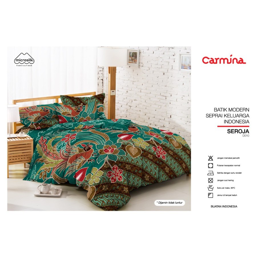 Sprei Carmina Batik Seroja 160x200