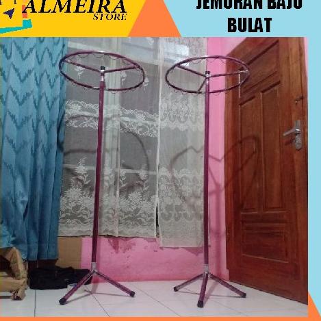 Tren Kekinian.. jemuran bulat/jemuran laundry/jemuran stainless/jemuran besi kuat/jemuran baju bayi