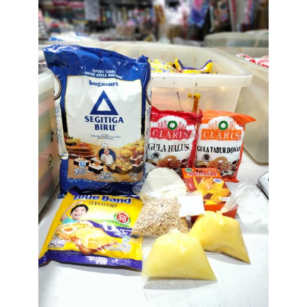 

paket bahan kue kering putri salju enak