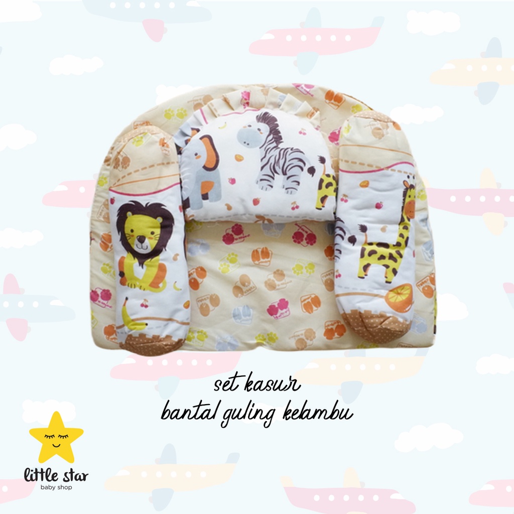 Datachi Set Kasur Bantal Guling Kelambu Bayi