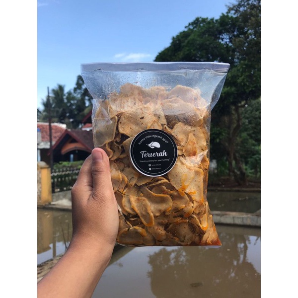 

keripik basker terserahfoods pedas 250gram