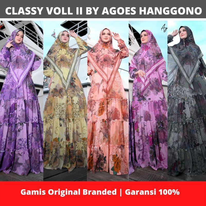 AGOEST HANGGONO CLASSY SERIES GAMIS SYARI ORI BY AGOES HANGGONI