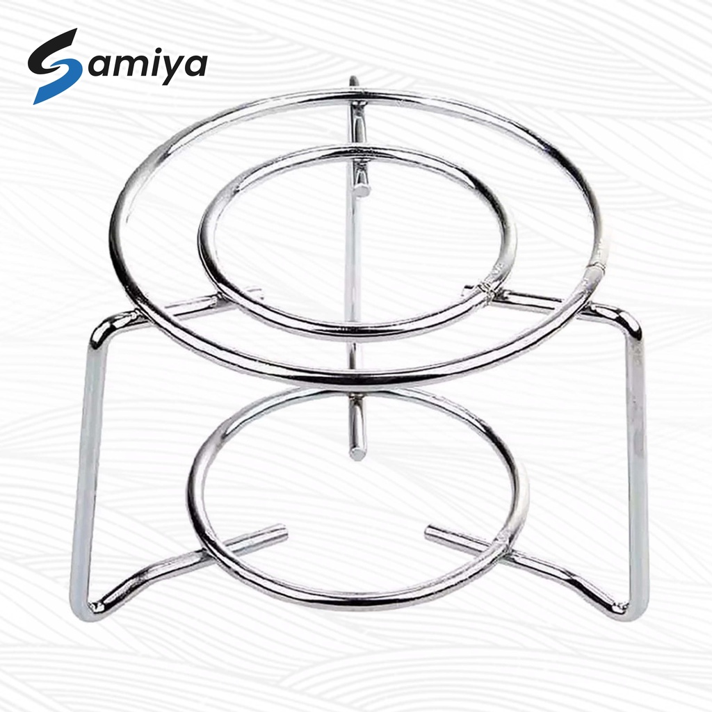 rack holder stand mini gas burner / tempat dudukan kompor portable