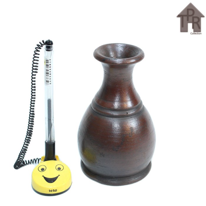 Gerabah - Vas Meja Mini Botol D9T14