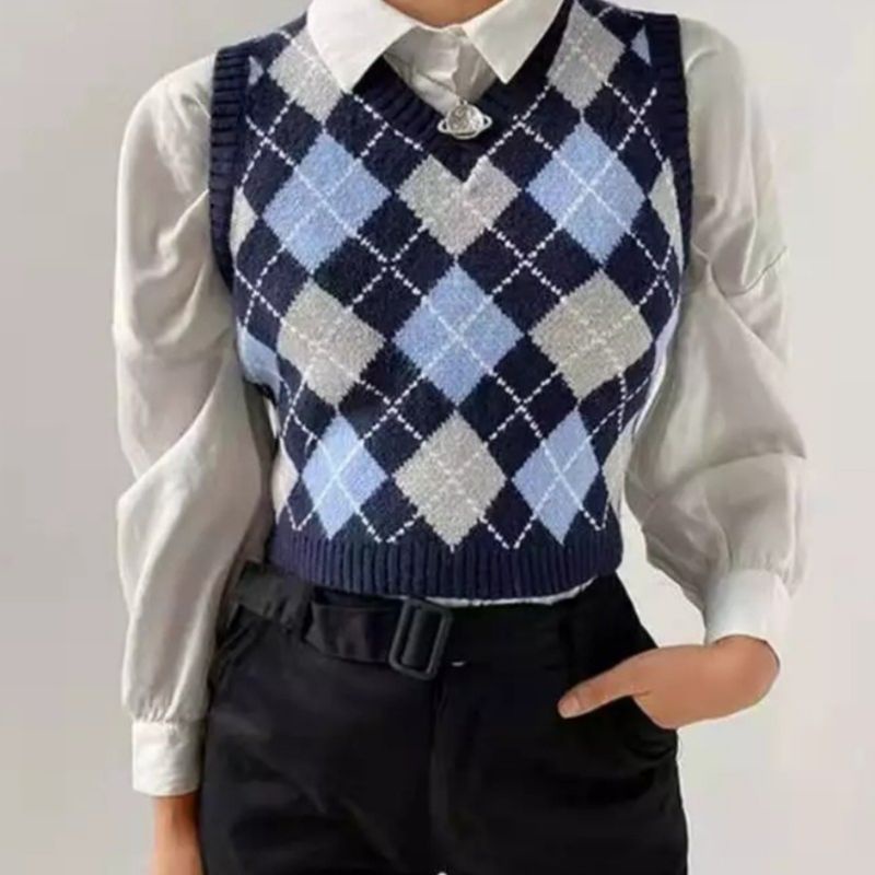 M FESYEN | CUPA KOREAN VEST | OUTER WANITA | VEST RAJUT WANITA | ROMPI WANITA | ROMPI RAJUT WANITA K